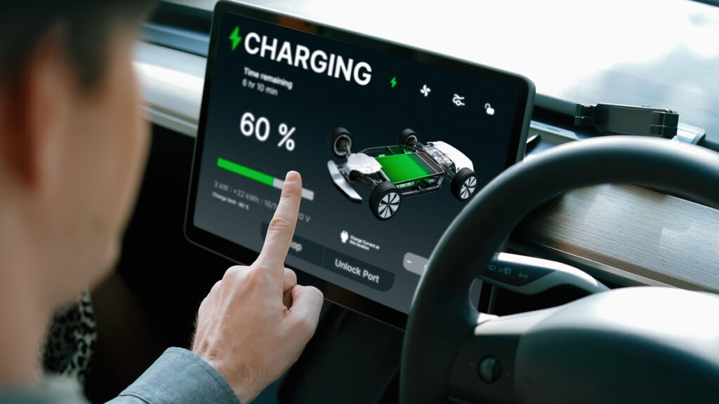 Electric Vehicle charging- interior