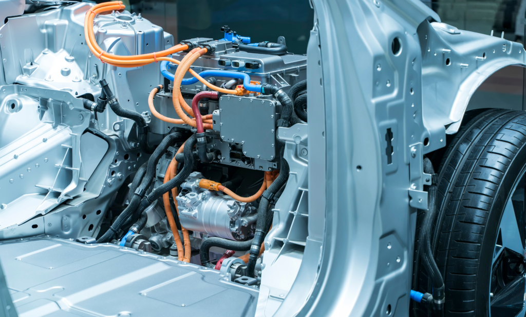 Wiring inside a vehicle