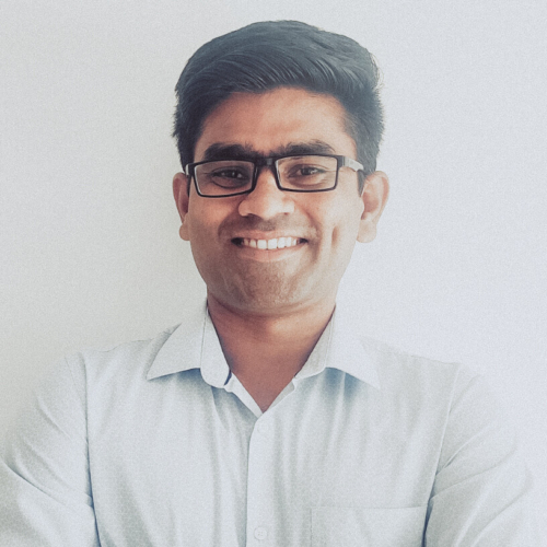 man smiling