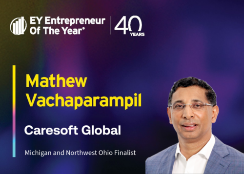 Mathew Vachaparampil finalist for EY Entrepreneur Of The Year 2025.